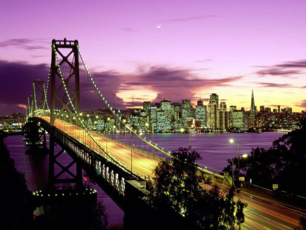 Мост между Сан-Франциско и Оклендом, штат Калифорния, США