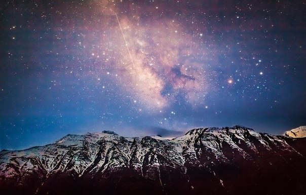 Ночное небо над Гималаями
