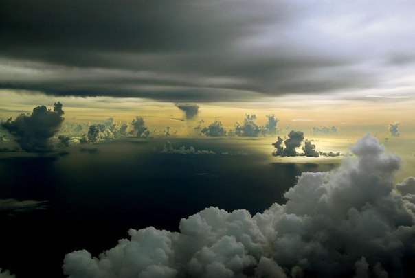 Небо над Карибским морем...