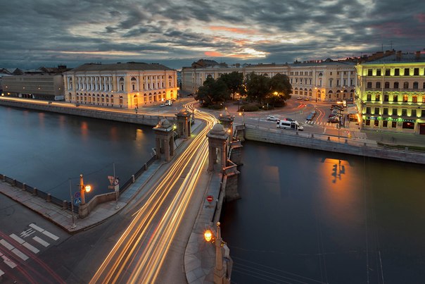 Мост Ломоносова, Санкт-Петербург.