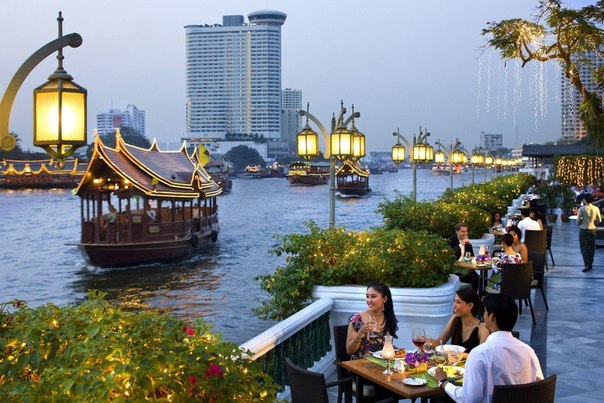 Терраса отеля Mandarin Oriental Bangkok, Тайланд