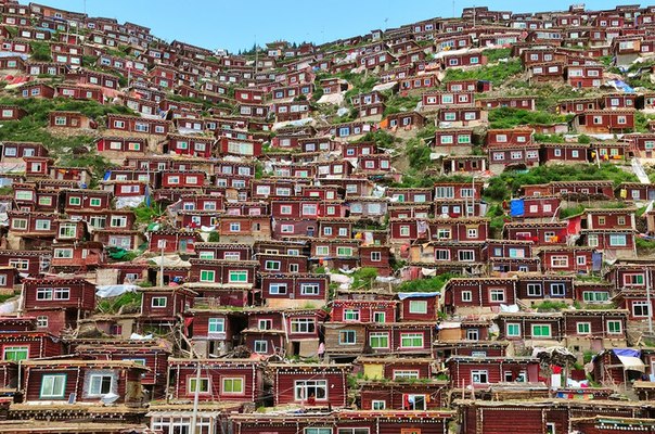 Дома в Тибете