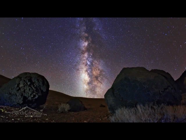 Интервальная съемка звездного неба Даниэля Лопеса