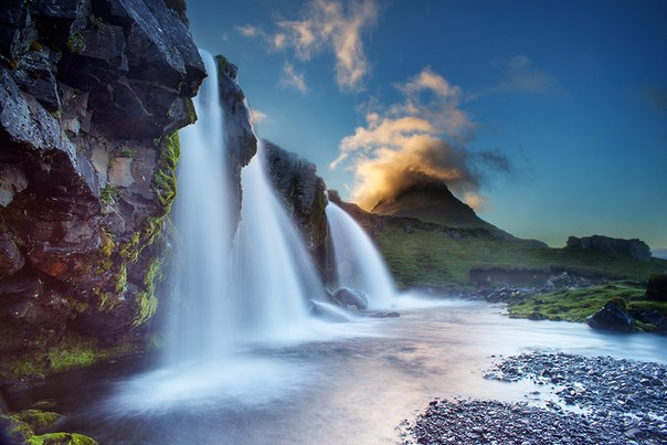 Водопад Kirkjufellsfoss, Исландия