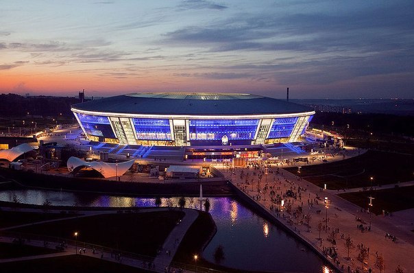 «Донбасс Арена» — футбольный стадион в Донецке, Украина.