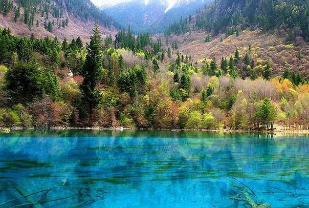 Долина Цзючжайгоу - естественный природный заповедник на севере провинции Сычуань, в юго-западной части Китая. Знаменита своими живописными озерами и каскадными водопадами.