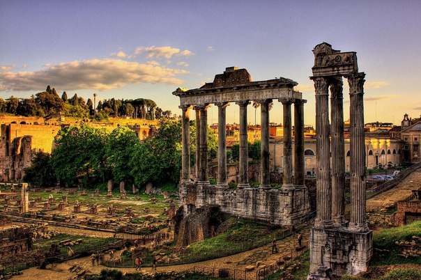 Руины Римского форума, Рим, Италия