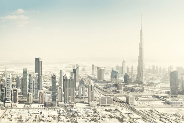 Сюрреалистический мир: Дубаи с высоты. 
