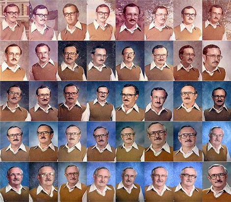 Американский учитель, который фотографировался в одной и той же одежде с 1973 года.
