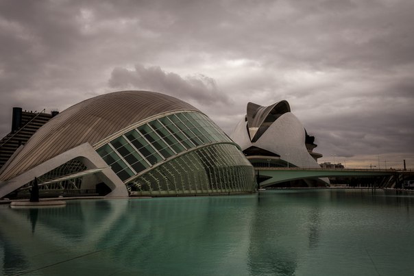 Город искусств и наук — архитектурный комплекс из пяти сооружений на осушенном дне реки Турия в городе Валенсия. Дизайн принадлежит валенсианскому архитектору Сантьяго Калатрава.