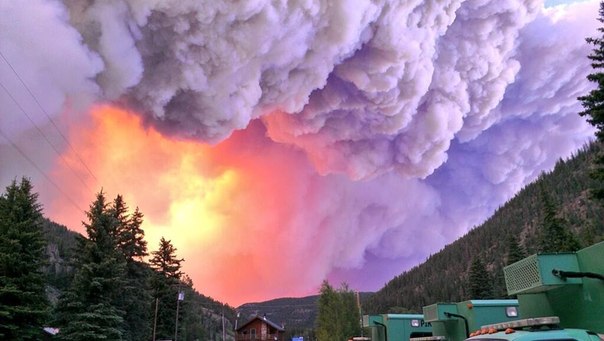 Лесной пожар «West Fork Complex» бушует в Колорадо, США.