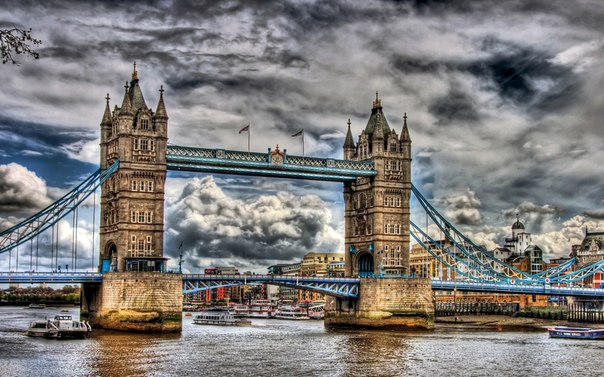Тауэрский мост, Лондон, Великобритания.