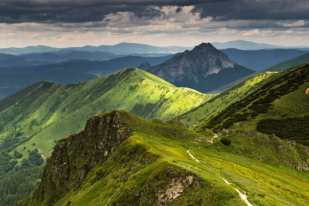 Малая Фатра - горный массив в северной Словакии.