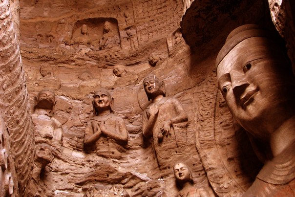 Yungang Grottoes - Пещерные храмы Юньган. 