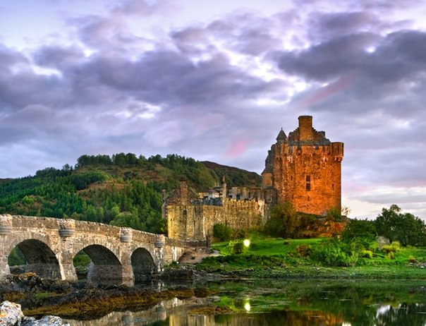 Замок Эйлен-Донан, Шотландия.