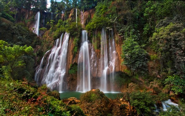 Водопад Lor Sue, Таиланд.