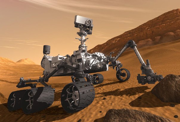 Марсоход Curiosity завершает исследования кратера Гейла и направляется к главной цели миссии - горе Шарп