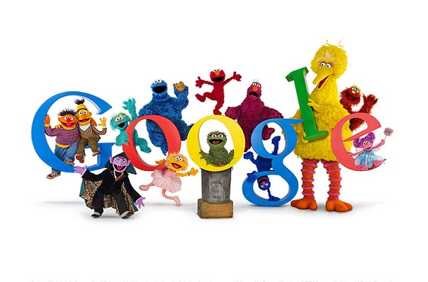 История логотипов Google Doodles.