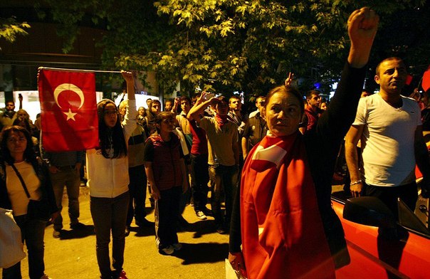 Турецкие демонстрантки