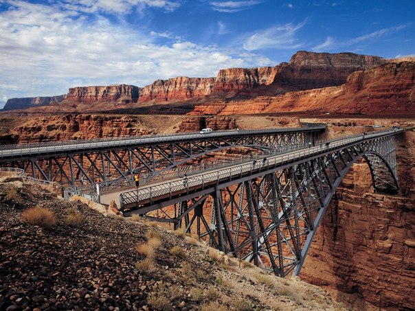 Мосты над рекой Колорадо, США.