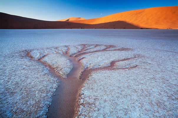 Мертвое плато Соссусфлей в Намибии.