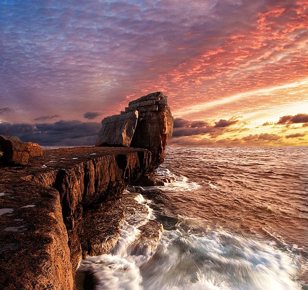 Pulpit Rock, Остров Портленд, Англия.