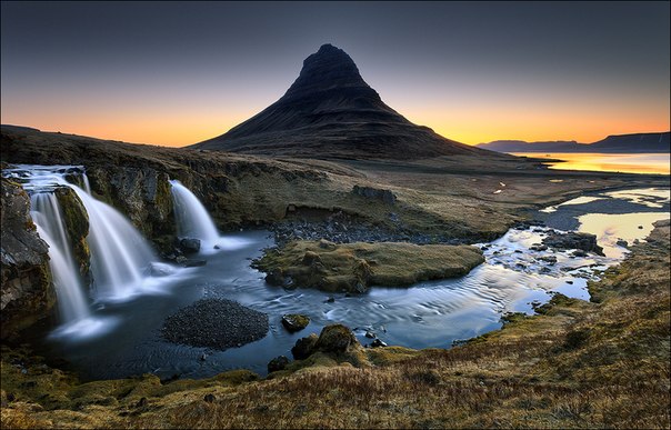 Гора Kirkjufell, Исландия.