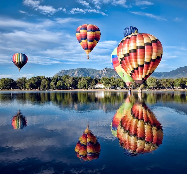 Воздушные шары в штате Колорадо, США.
