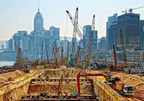 Бесконечное строительство в Азии, Гонконг. 