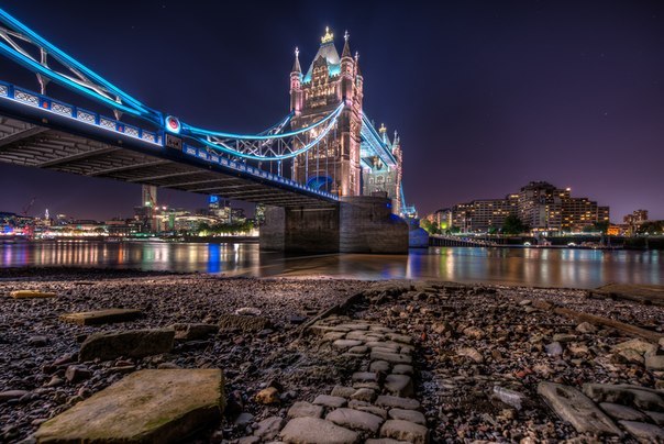 Тауэрский мост в Лондоне, Великобритания.