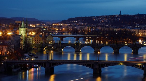 Пражские мосты, Чехия.