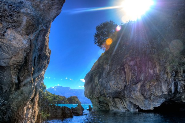 Мраморные пещеры озера Хенераль-Каррера