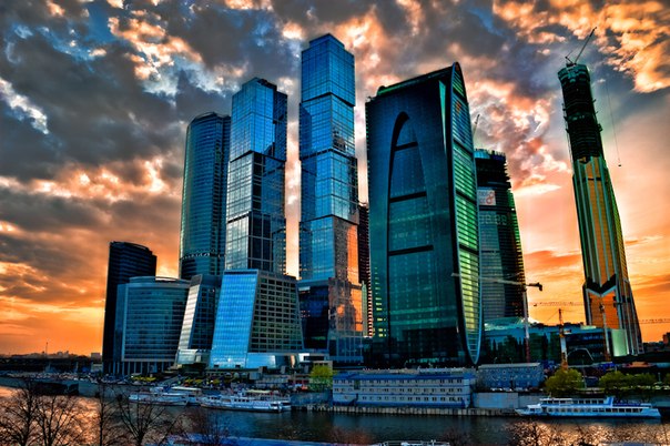 Москва-сити, Россия.