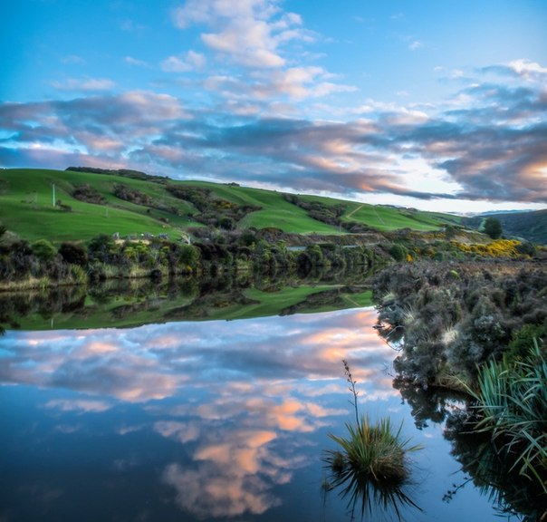 Река Catlins, Новая Зеландия.