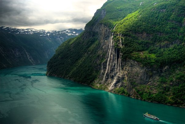 Водопад "Семь сестер", Норвегия.