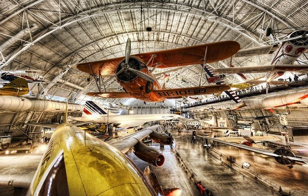 Музей авиации и космонавтики в Вашингтоне, США.