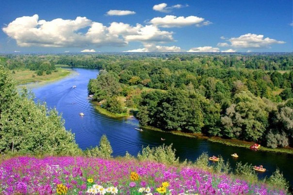 Река Воронеж, Россия.