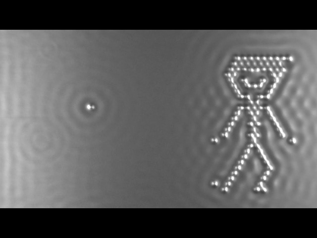 Самый маленький фильм в мире из атомов