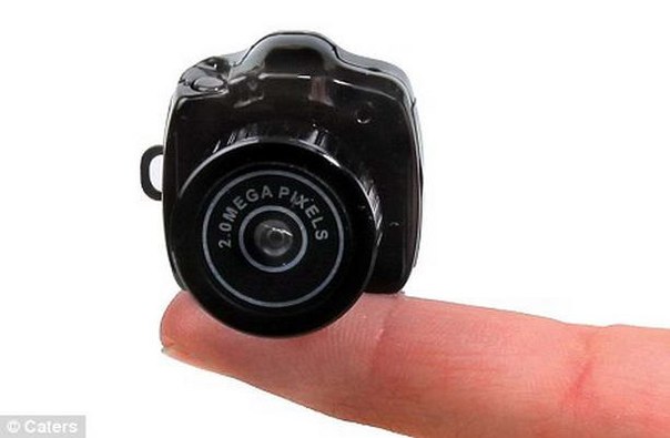 Самый маленький в мире фотоаппарат помещается на пальце 