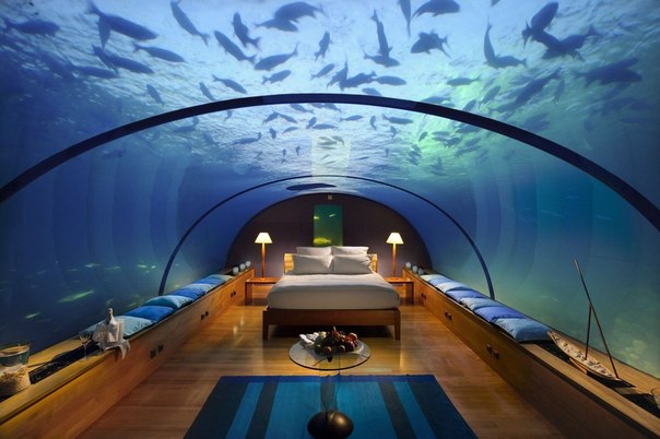 Подводный отель на Мальдивах, остров Рангали